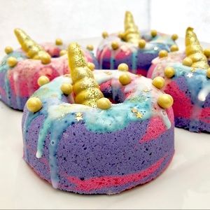 Unicorn Donut Bath Bombs